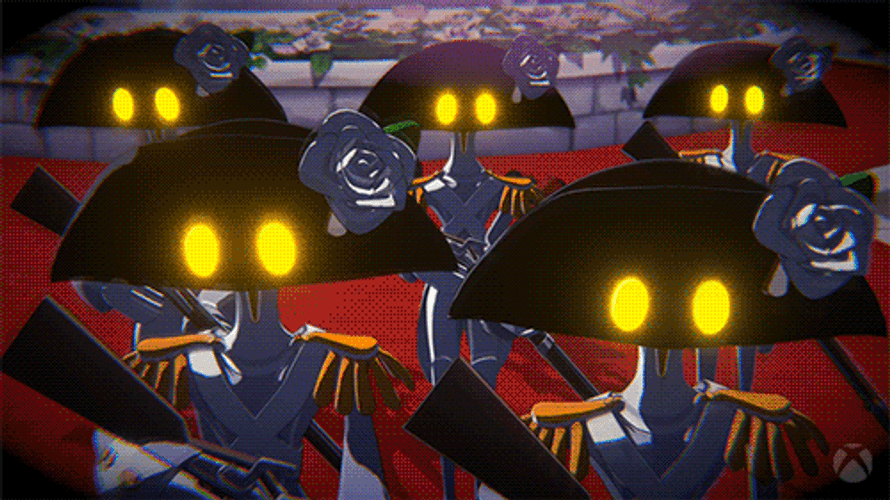 Persona 5 Morgana Fighting The Shadows GIF