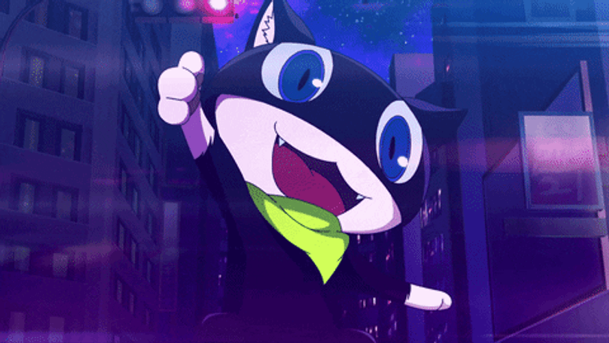 Persona 5 Morgana Icon Thumbs Up GIF