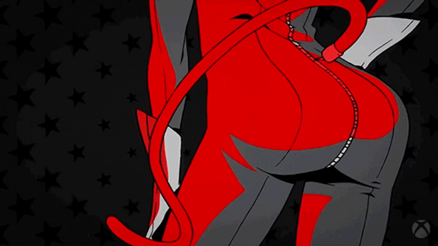 Persona 5 Nakamura Noir Wagging Tail GIF