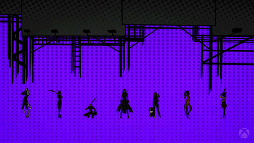 Persona 5 Vanishing Characters GIF