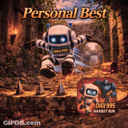 Personal Best Robot Poster GIF