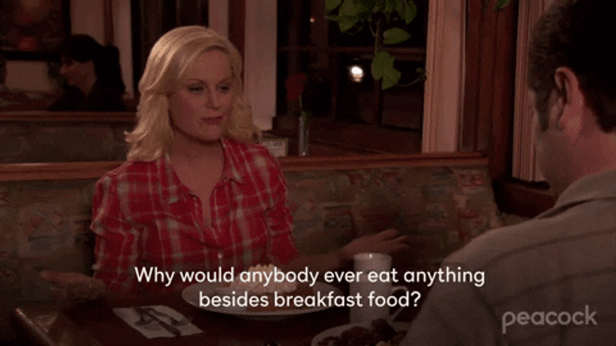 Persons Arguing About Breakfast GIF