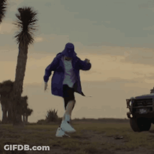 Peso Pluma Dancing On Desert GIF