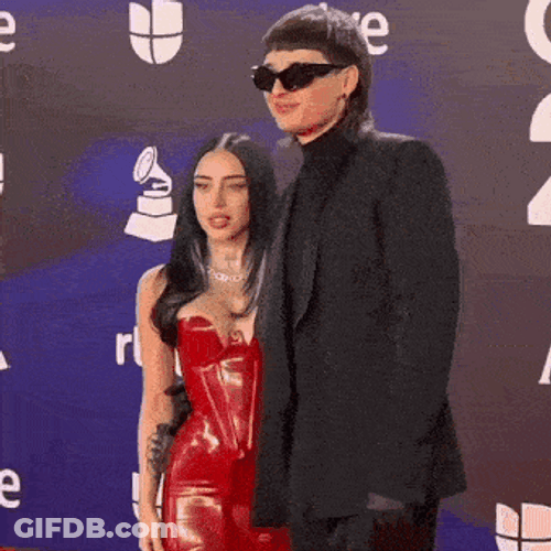 Peso Pluma Kissing Nicki Nicole GIF