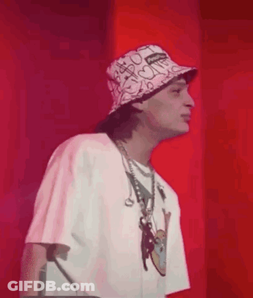 Peso Pluma On White Shirt Dancing On Concert GIF