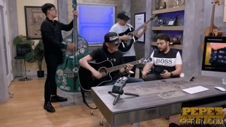Peso Pluma Playing The Guitar GIF