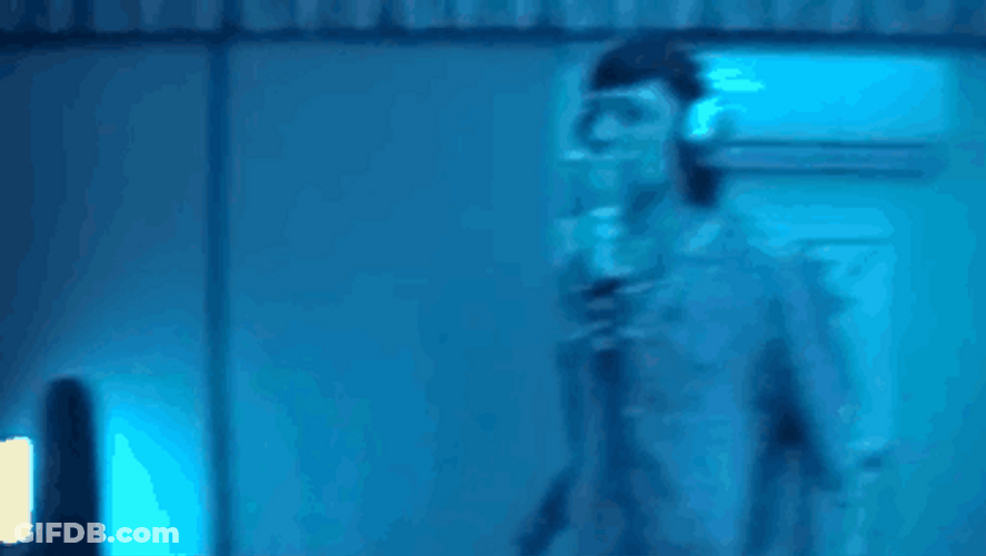 Peso Pluma Recording On Blue Room GIF