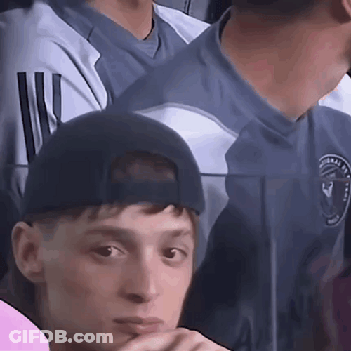 Peso Pluma Staring At Paparazzi GIF