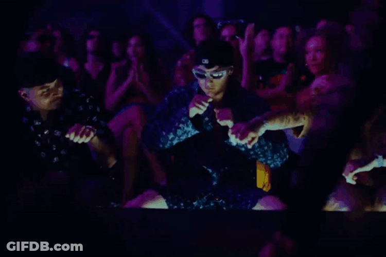 Peso Pluma Vibing At The Club GIF
