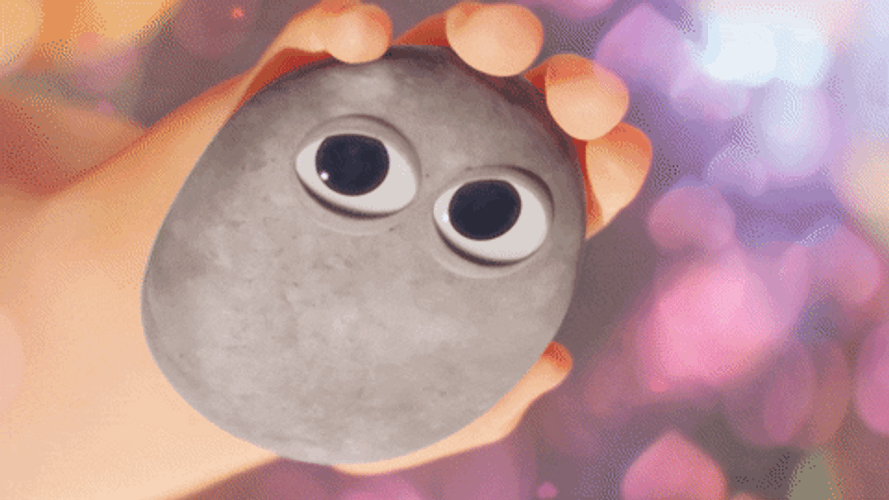 Pet Rock Winking In Minions: The Rise Of Gru GIF