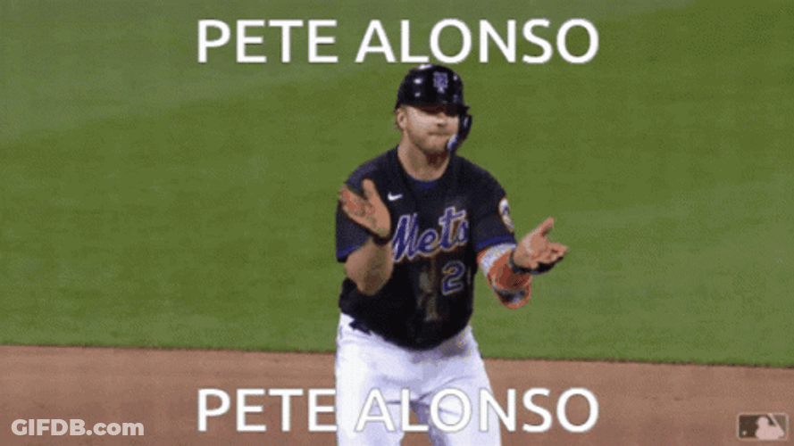 Pete Alonso Clapping GIF