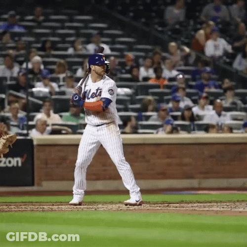 Pete Alonso Strong Hit GIF