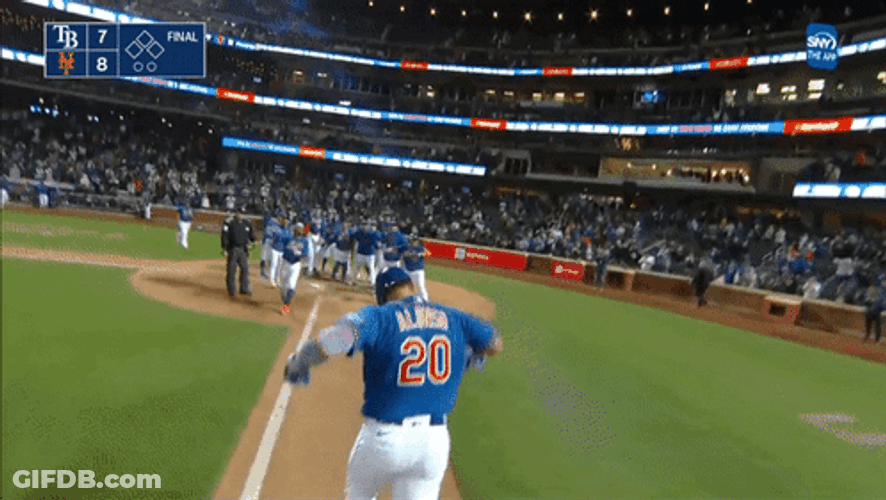 Pete Alonso With The Proud Team GIF
