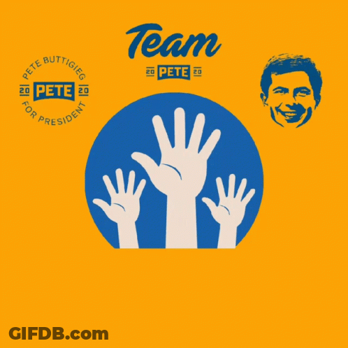 Pete Buttigieg Volunteers Poster GIF