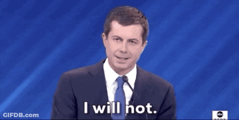 Pete Buttigieg Won't He Do It GIF
