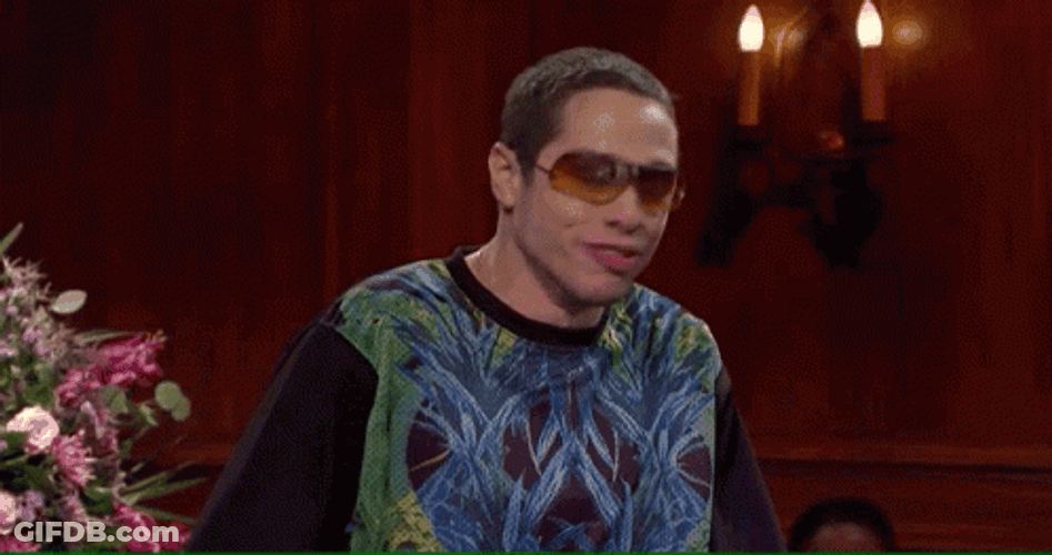 Pete Davidson With Glasses Sweater Weather Snl GIF