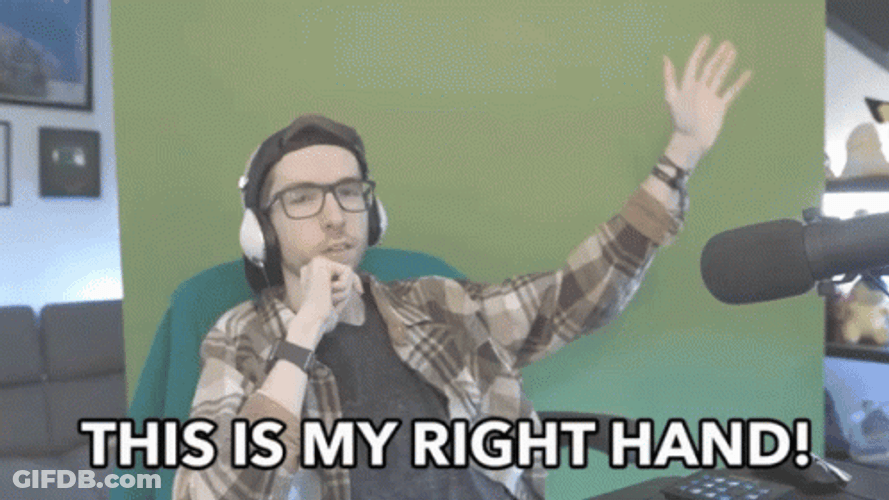 Pete Zah Hutt My Right Hand GIF