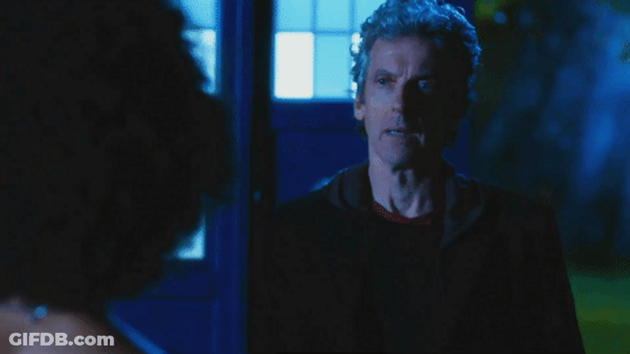 Peter Capaldi Door Opening At Back GIF
