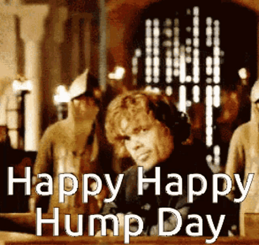 Peter Dinklage Happy Hump Day Dance GIF
