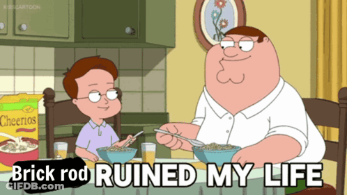 Peter Griffin And Boy Eating Cheerios GIF