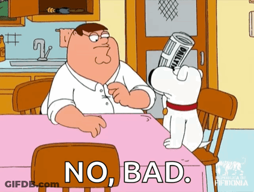 Peter Griffin And Dog Holding Newspaper Daily GIF
