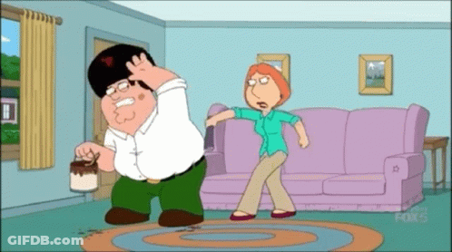 Peter Griffin And Lois Griffin Cartoon GIF