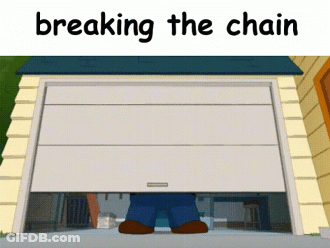 Peter Griffin Breaking The Chain GIF