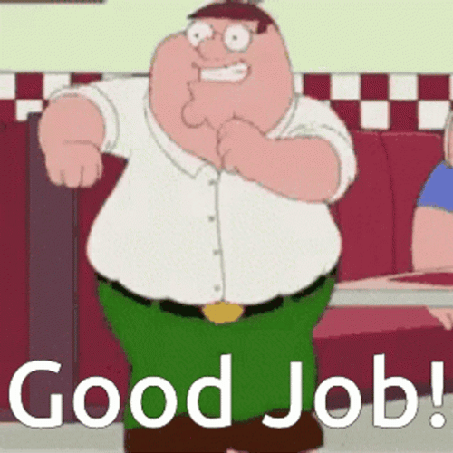 Peter Griffin Dancing Good Job GIF