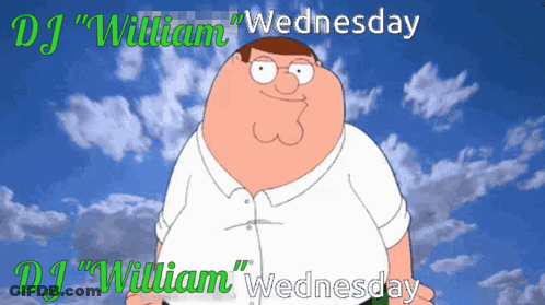 Peter Griffin DJ William Wednesday GIF