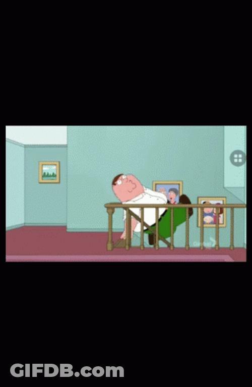 Peter Griffin Falling Down GIF