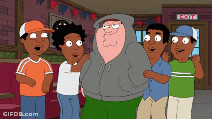 Peter Griffin Family Guy Battle Rapper Oh My God GIF