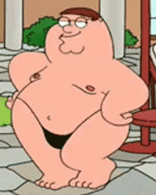 Peter Griffin Family Guy Bikini Dance GIF