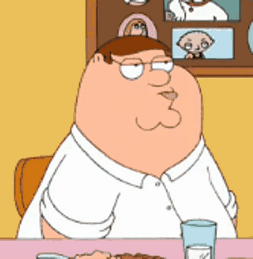 Peter Griffin Family Guy Blowing Raspberry Tongue Out GIF
