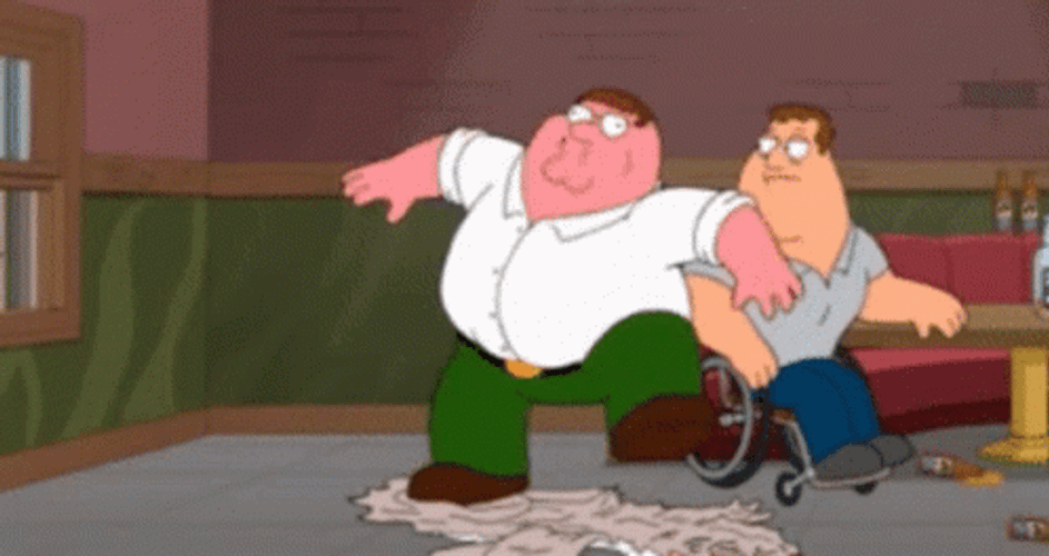 Peter Griffin Family Guy Crab Walk GIF