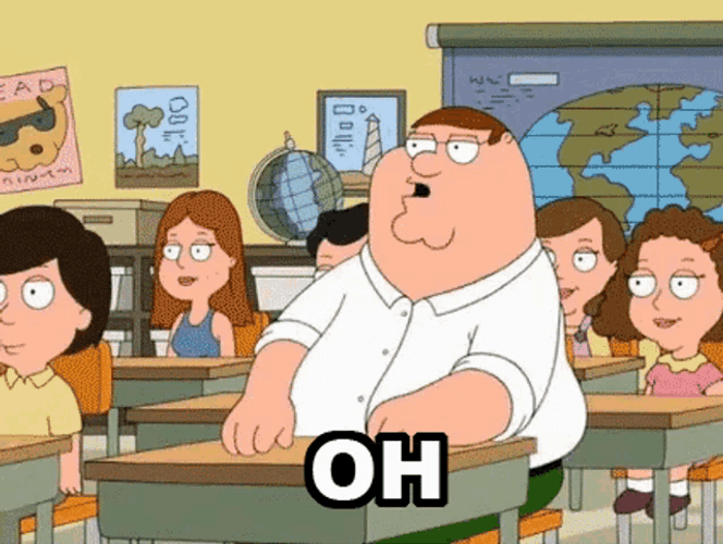 Peter Griffin Family Guy My God Who The Hell Cares GIF