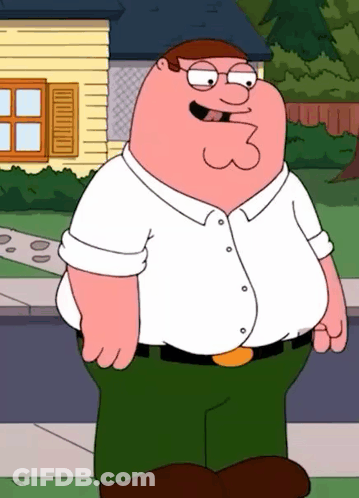 Peter Griffin Family Guy Yellow House GIF