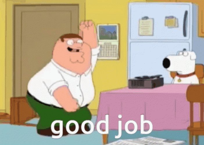 Peter Griffin Good Job GIF