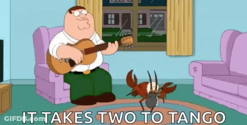 Peter Griffin Guitar Crab Dancing It Takes Two To Tango GIF