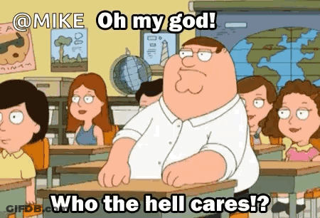 Peter Griffin Is Sitting At A Desk In A Classroom With A Group Of Children . GIF