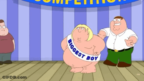 Peter Griffin Is The Biggest Boy In The World GIF