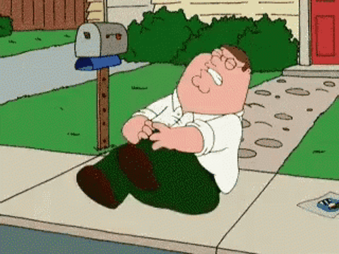 Peter Griffin Leg Pain GIF