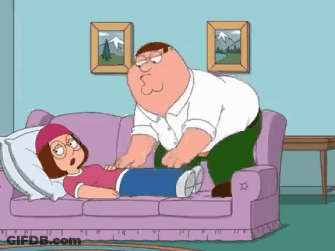 Peter Griffin Lying On Couch GIF