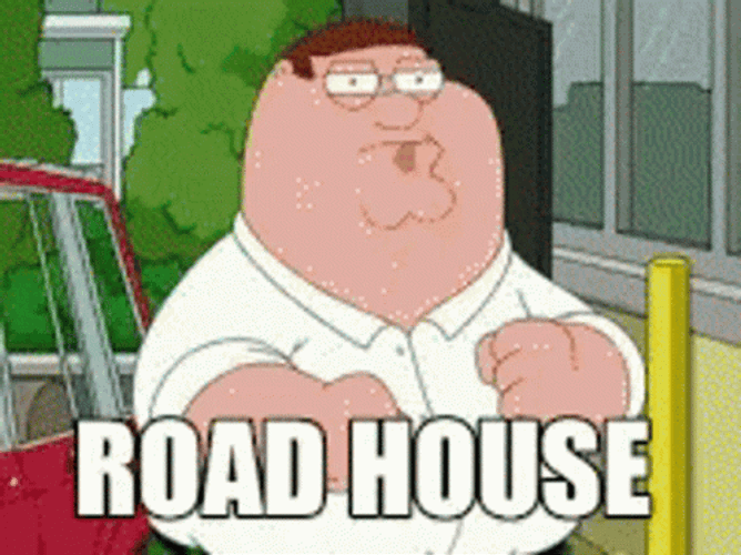 Peter Griffin Meme Road House GIF