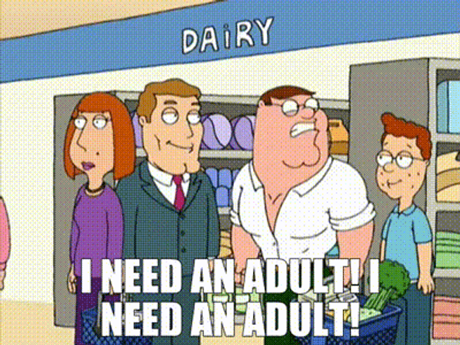 Peter Griffin Needs Someone Matured From Family Guy GIF