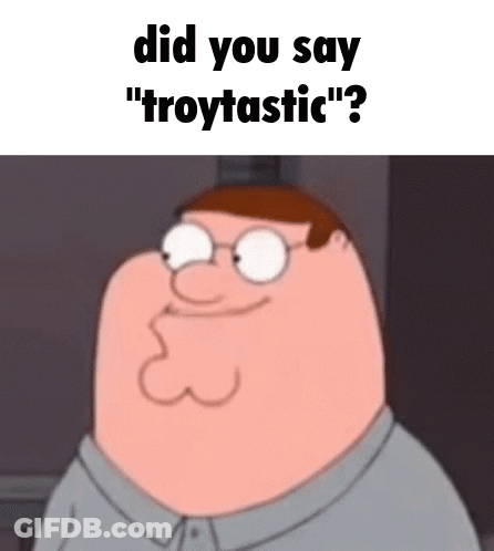 Peter Griffin Saying Troytastic GIF