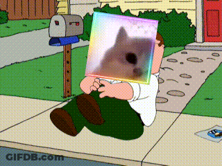 Peter Griffin Sitting Holding Dog Picture GIF