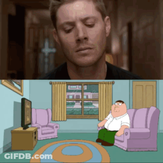 Peter Griffin Sitting On Couch Next To Man GIF