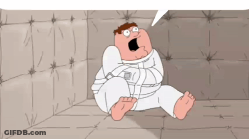 Peter Griffin Sitting With Speech Bubble GIF
