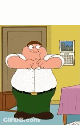 Peter Griffin Smiling With Crossed Arms GIF