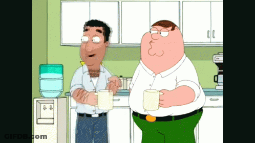 Peter Griffin Talking To Man GIF